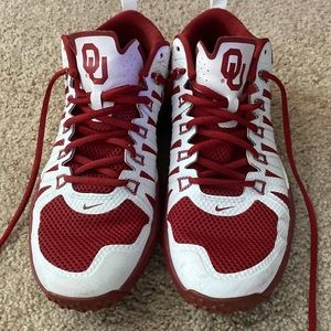 Oklahoma Sooners special edition Nikes. Size 10